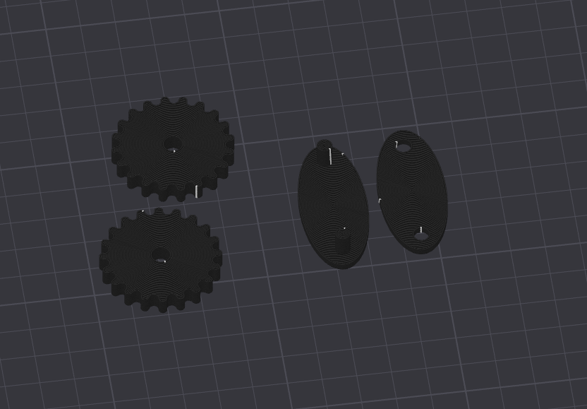 Smooth Spinning Gear Fidget