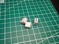 Flat LAN cable clips/mounts