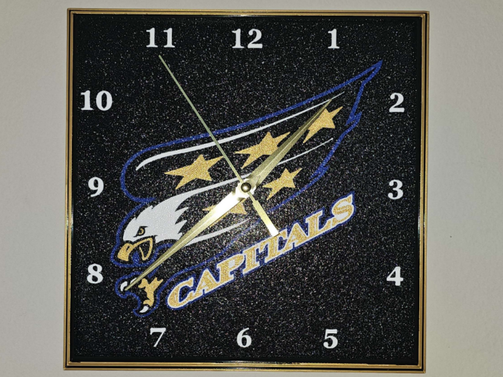 Washington Capitals Clock Face