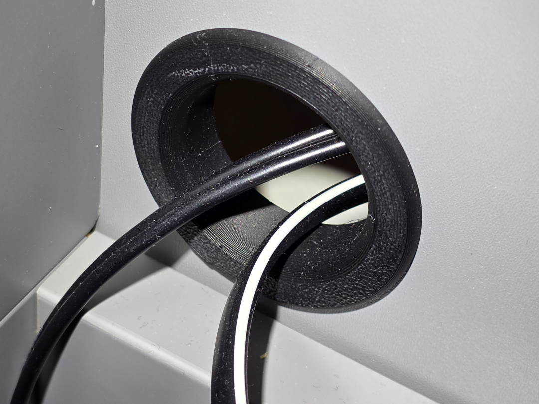 Cable Passthrough for Thin Panels