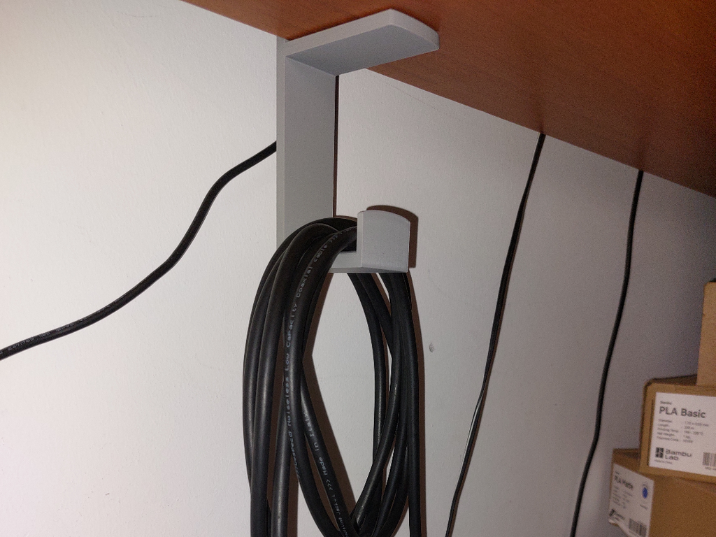 Shelf cable holder
