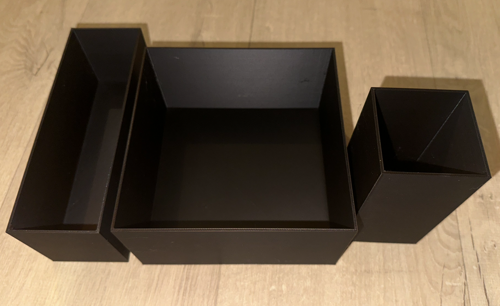 Storage boxes for desktop