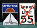 Cannonball Run wall signs
