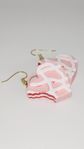 little debbie heart cake earrings