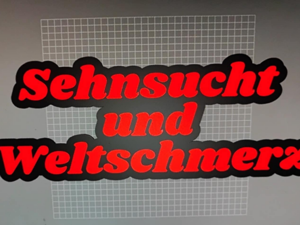 Sehnsucht und Weltschmerz lamp