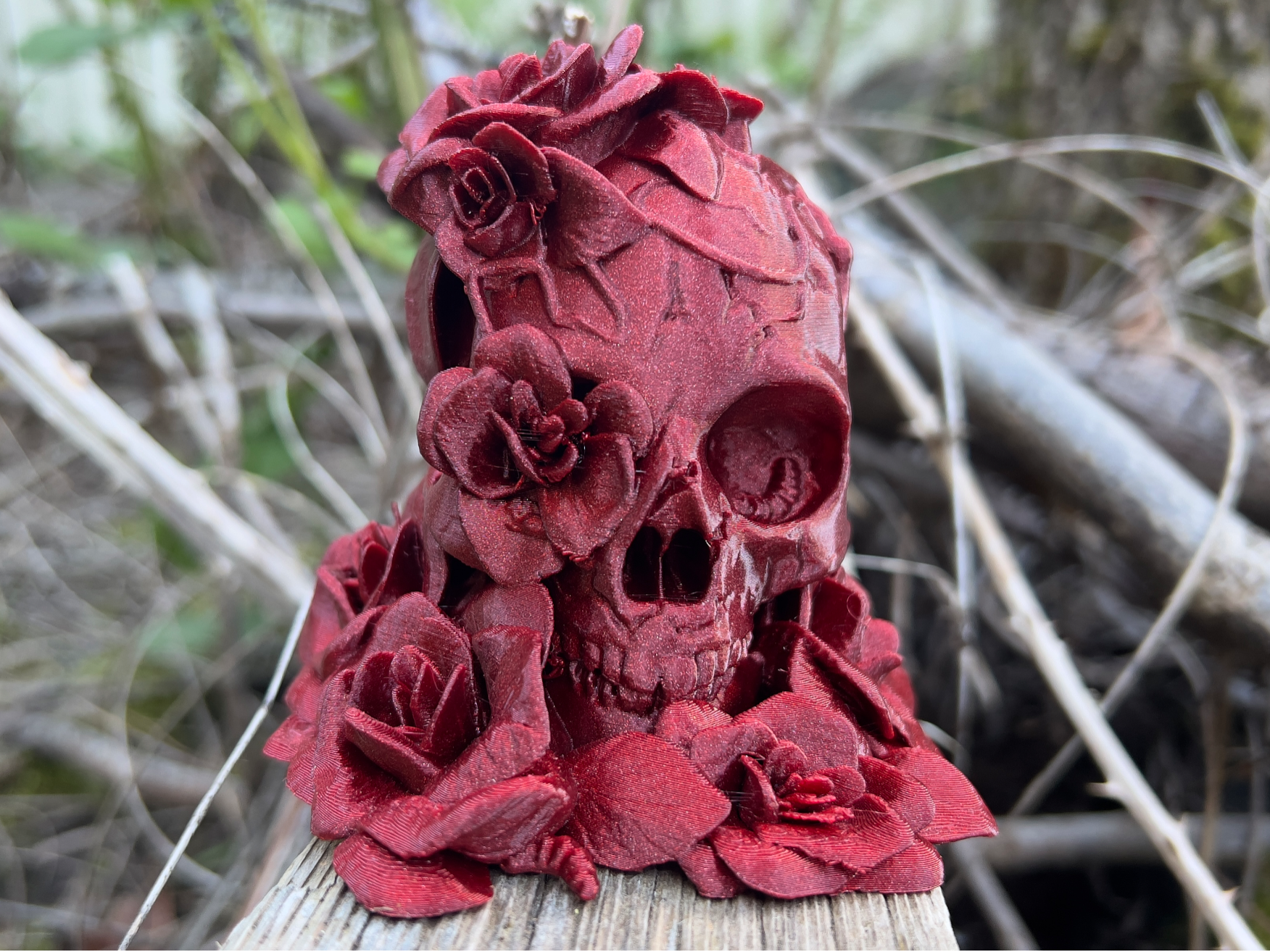 Death and Beauty Roses Skull COMMERCIAL USE