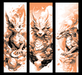 Dragons are always watching and learning our ways - Set of 3 Bookmarks