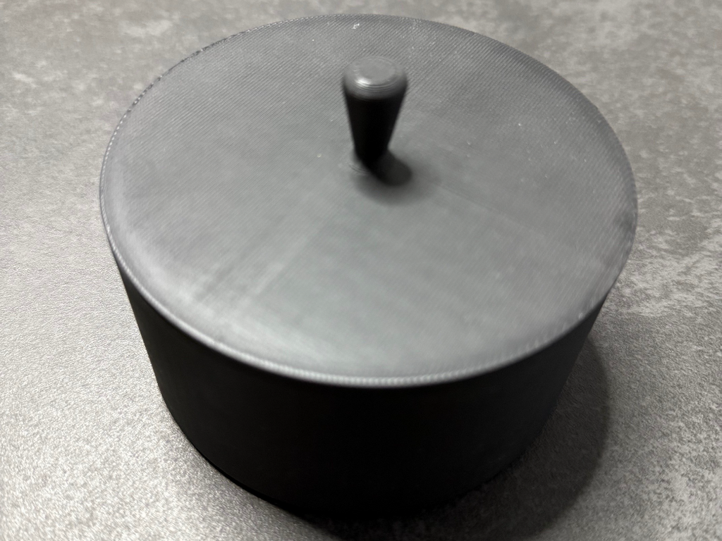 Runde Dose 100x50mm mit Deckel