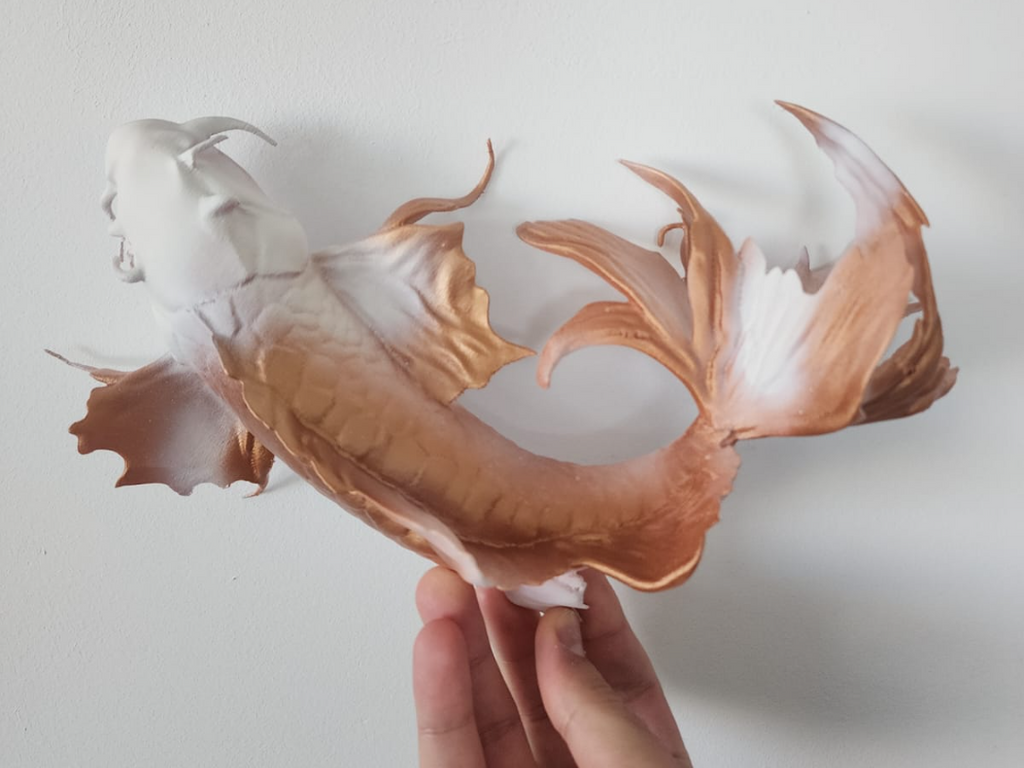 Realistic Koi Fish