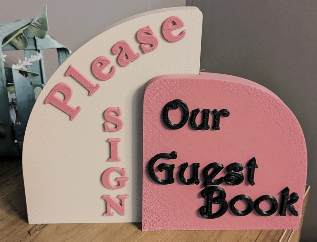 Guest Book Sign