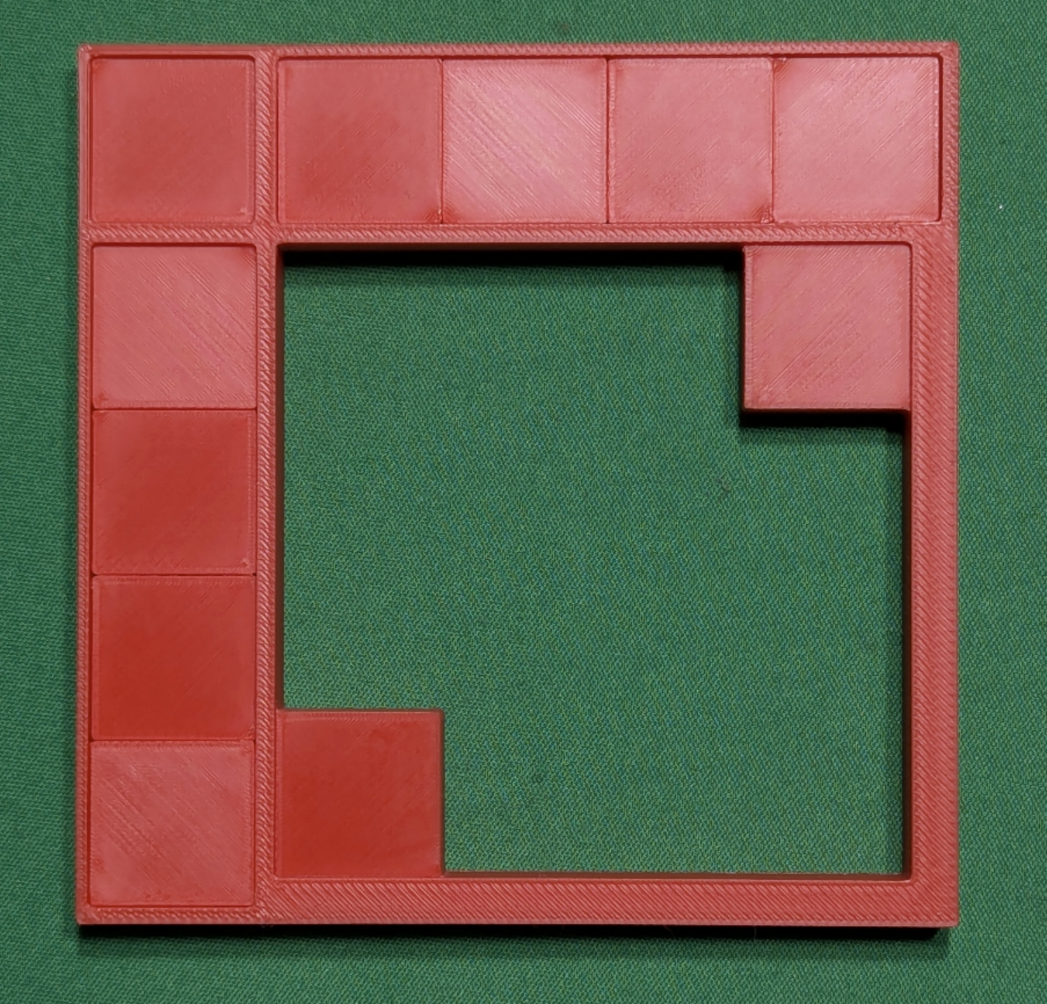 11 Unit squares packing puzzle