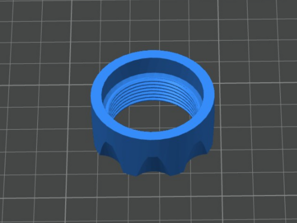 30mm threaded nut for Octa Spool Roller by ICY