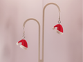 Santa hat earrings