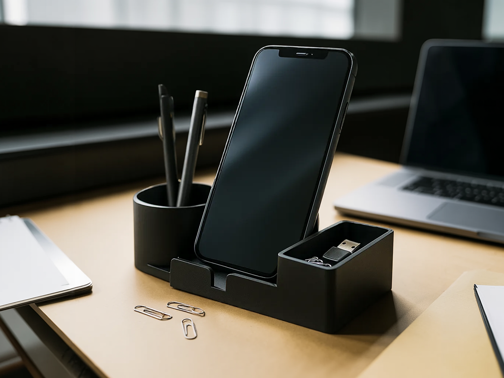 Deskmate – Modular Desk Organizer (Phone, USB)