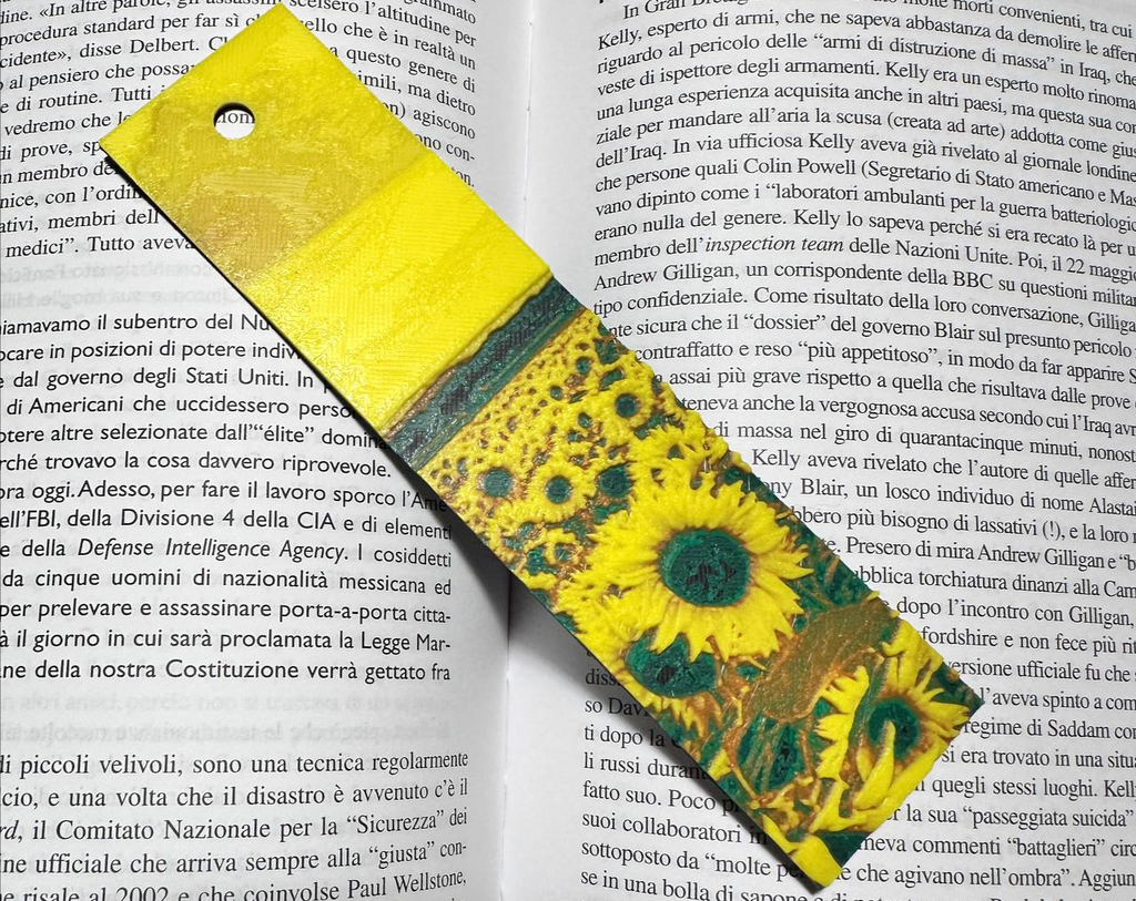 Sunflowers Bookmark