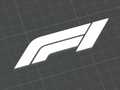 F1 Racing Logo - 3D Printed Logo