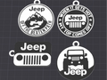 jeep set keychain/charm (free commercial)