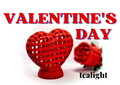 Valentine's Day Tealight Candle