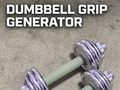 Make your own dumbbell grip bar! +Texture feature