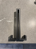 Towel hook for 3/8 shower glass
