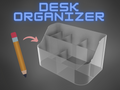 Pencil desk organizer box