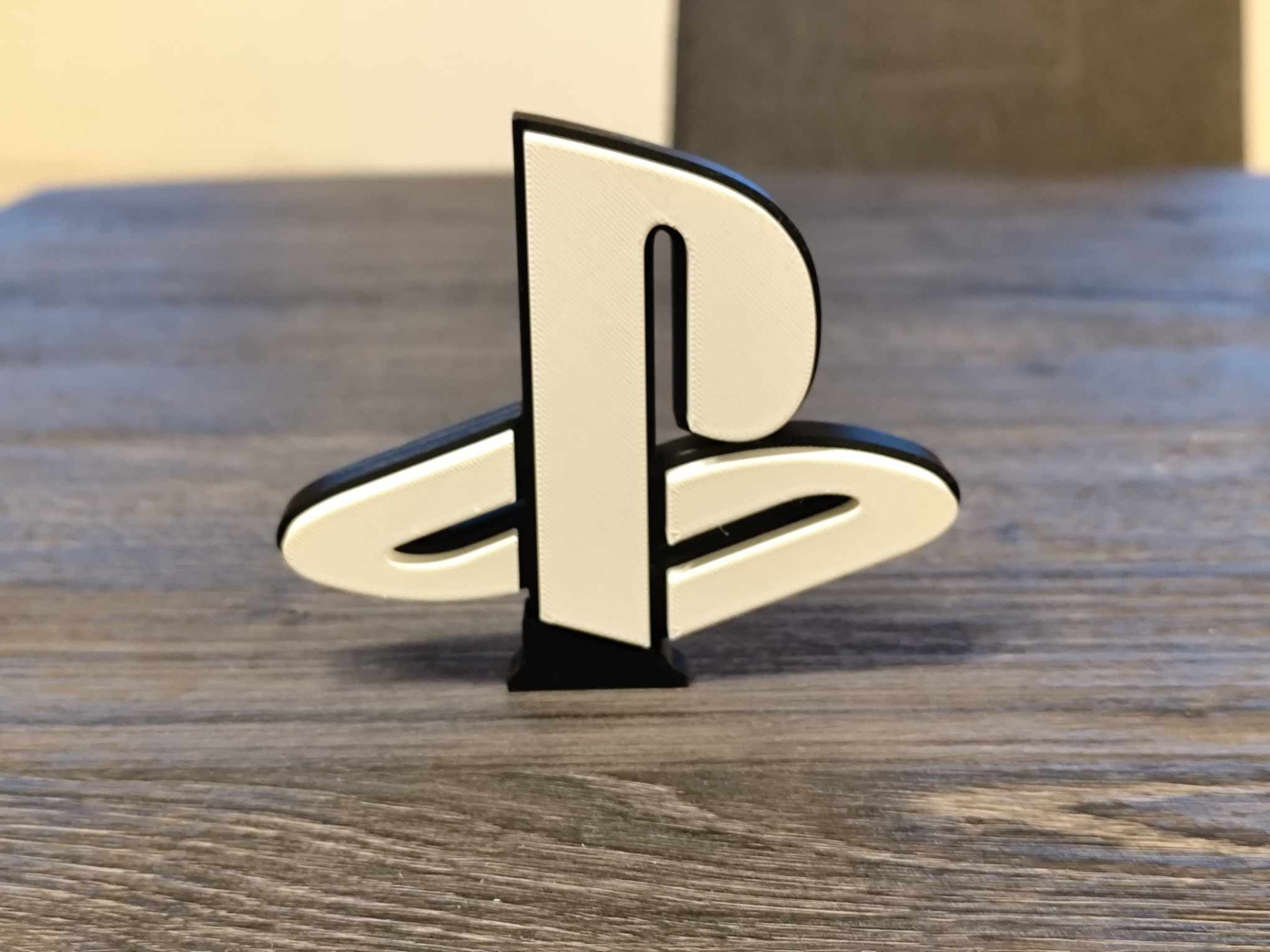 PS logo display stand