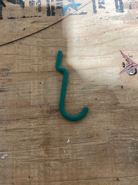 PEG BOARD HOOK