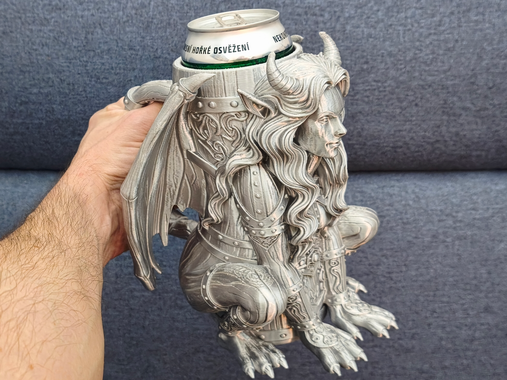 Temptress Gargoyle - Can Holder / Beer mug