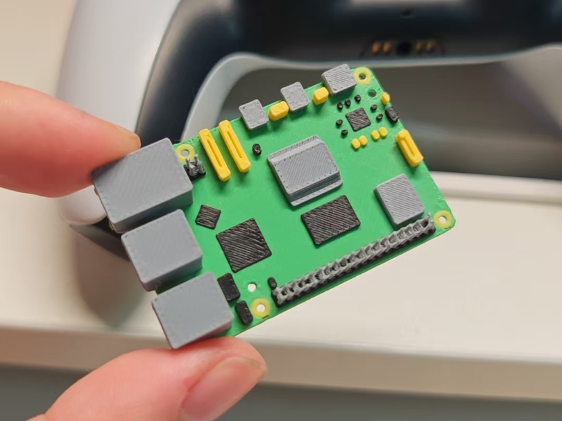 树莓派5 Raspberry Pi 5 1:1模型 钥匙扣 电子DIY