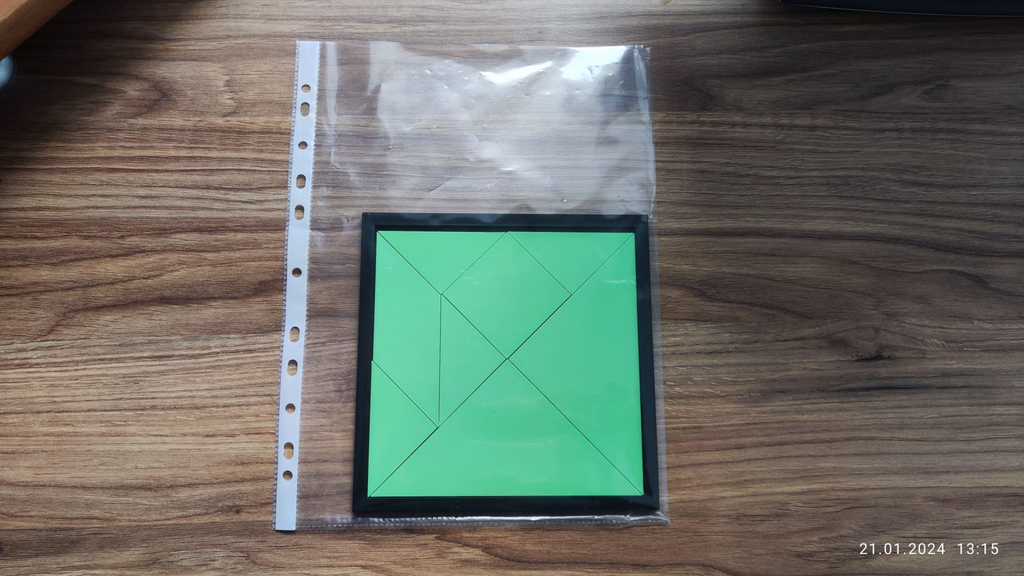 Tangram puzzle Thin&Fast to print