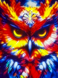 Owl CMYK Lithophane