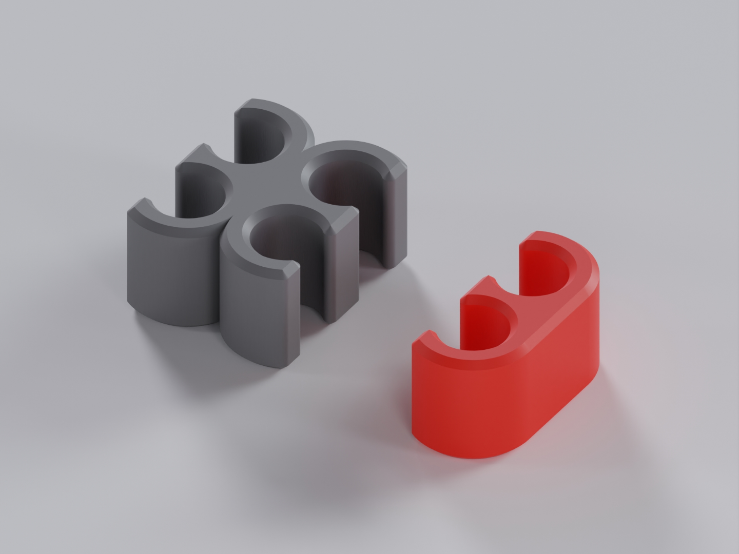 PTFE Tube Clip Bambu Lab A1(2 and 4 cables)