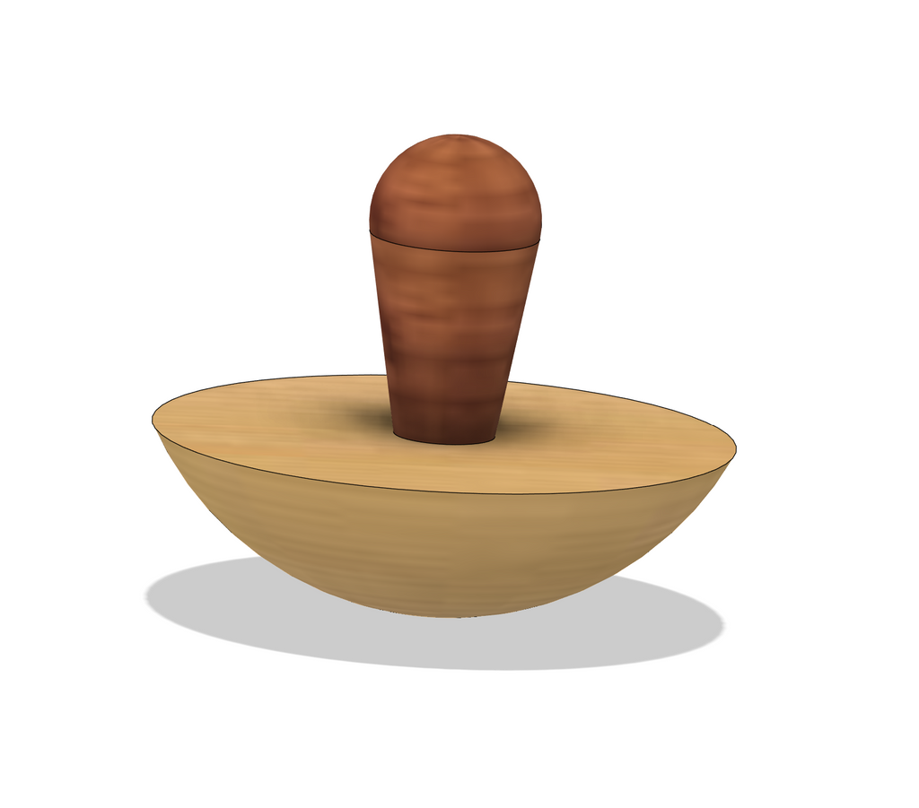 Pottery Bowl Press/Mold (parametric)