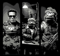 A Fun Set of 3 Bookmarks - The Terminator Muppet! Here to Save Kermit Conner and the World
