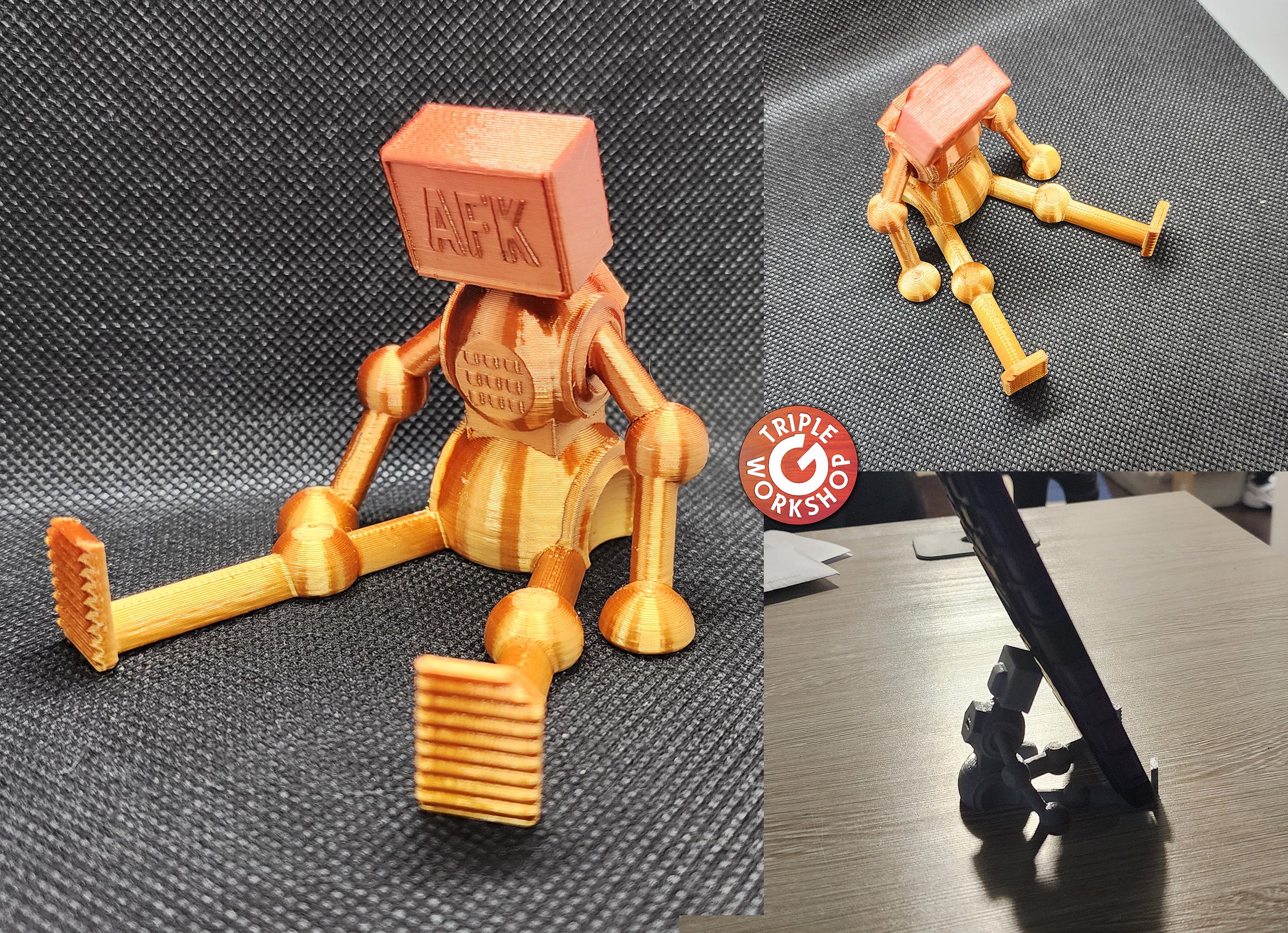 Tired Bot Phone & Tablet Stand