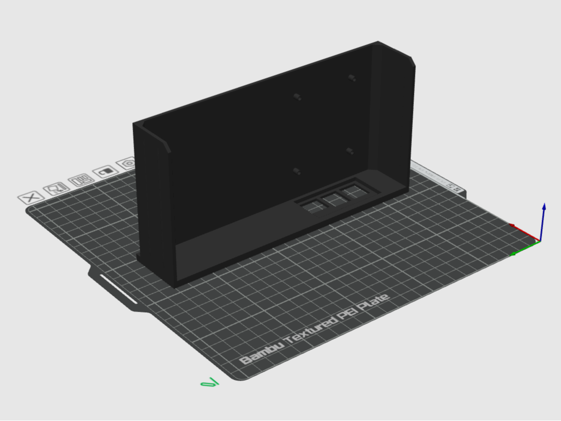 OpenRack 1U - Insert for one Raspberry Pi 5