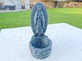 Virgin Mary Planter with mounting holes