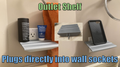 Wall Outlet Shelf