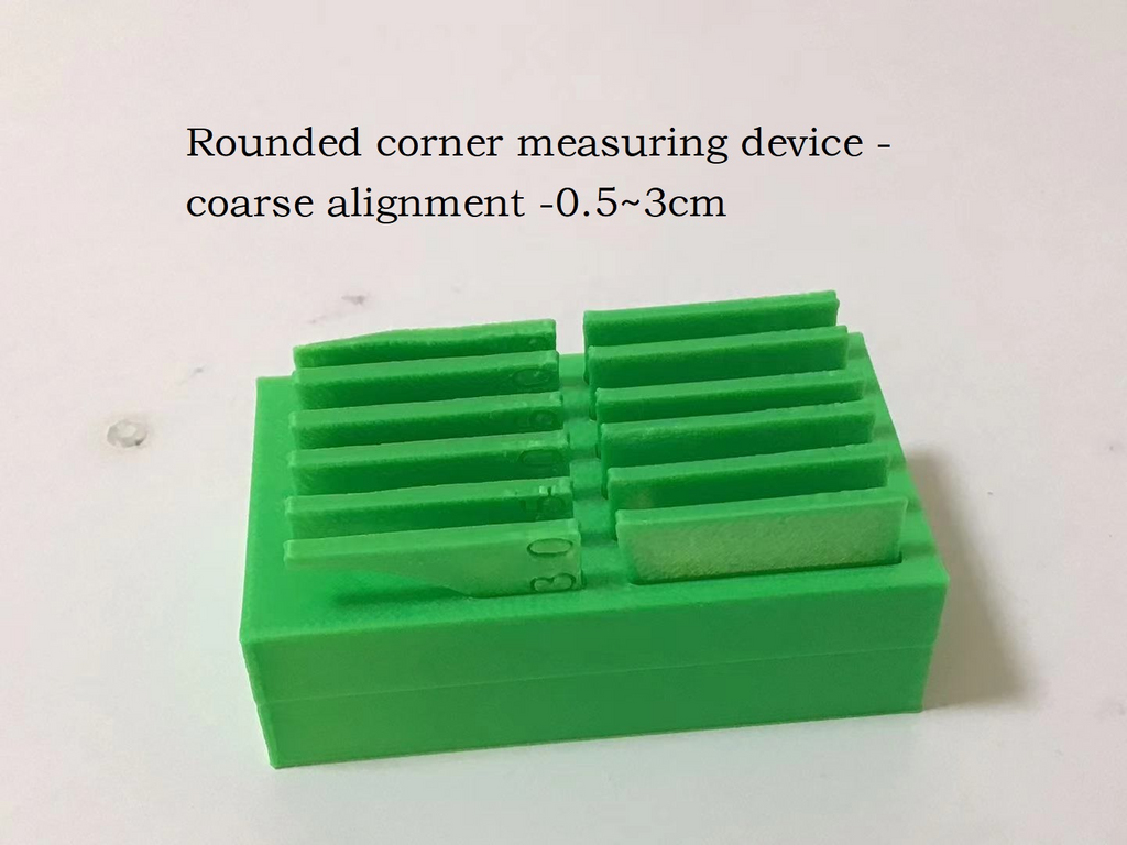 corner measuring device - coarse alignment 0.5~3cm