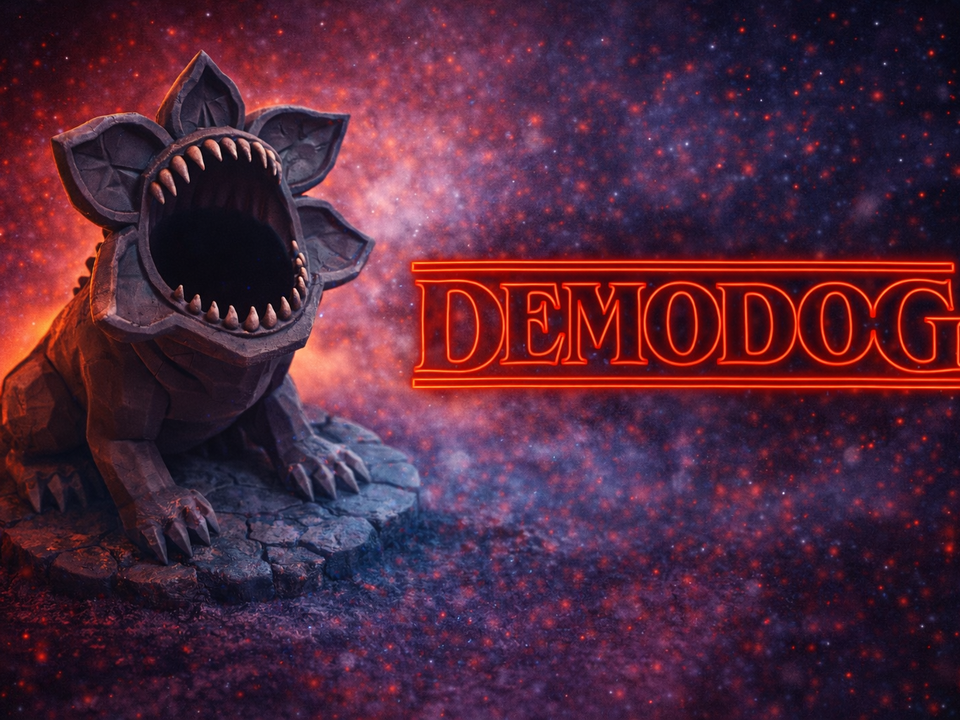 Demodog Pen holder (Stranger things)