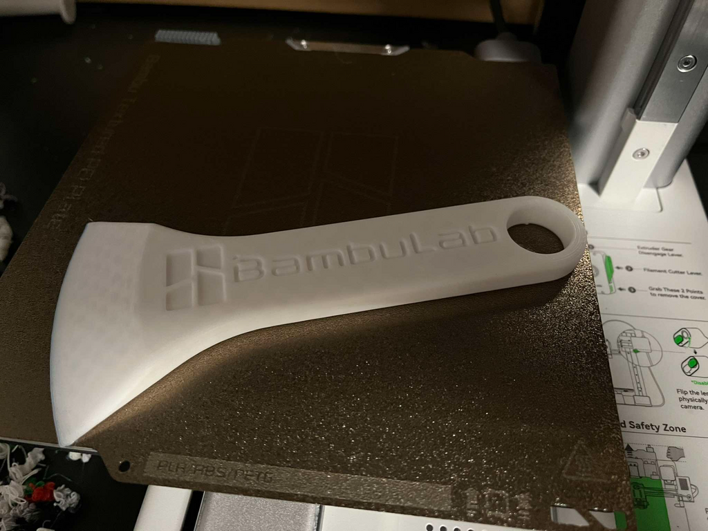 Bambulab Simple Bed Scraper, 簡單的床刮板