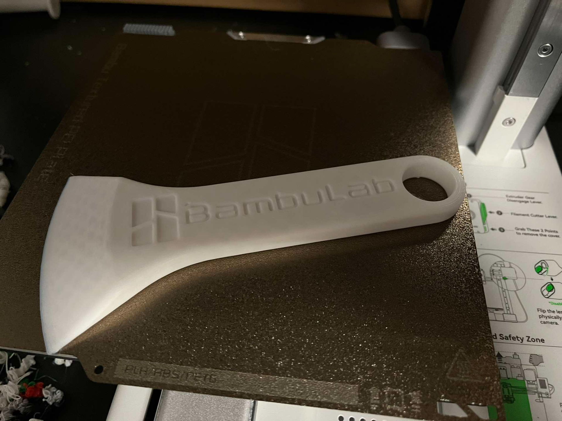 Bambulab Simple Bed Scraper, 簡單的床刮板