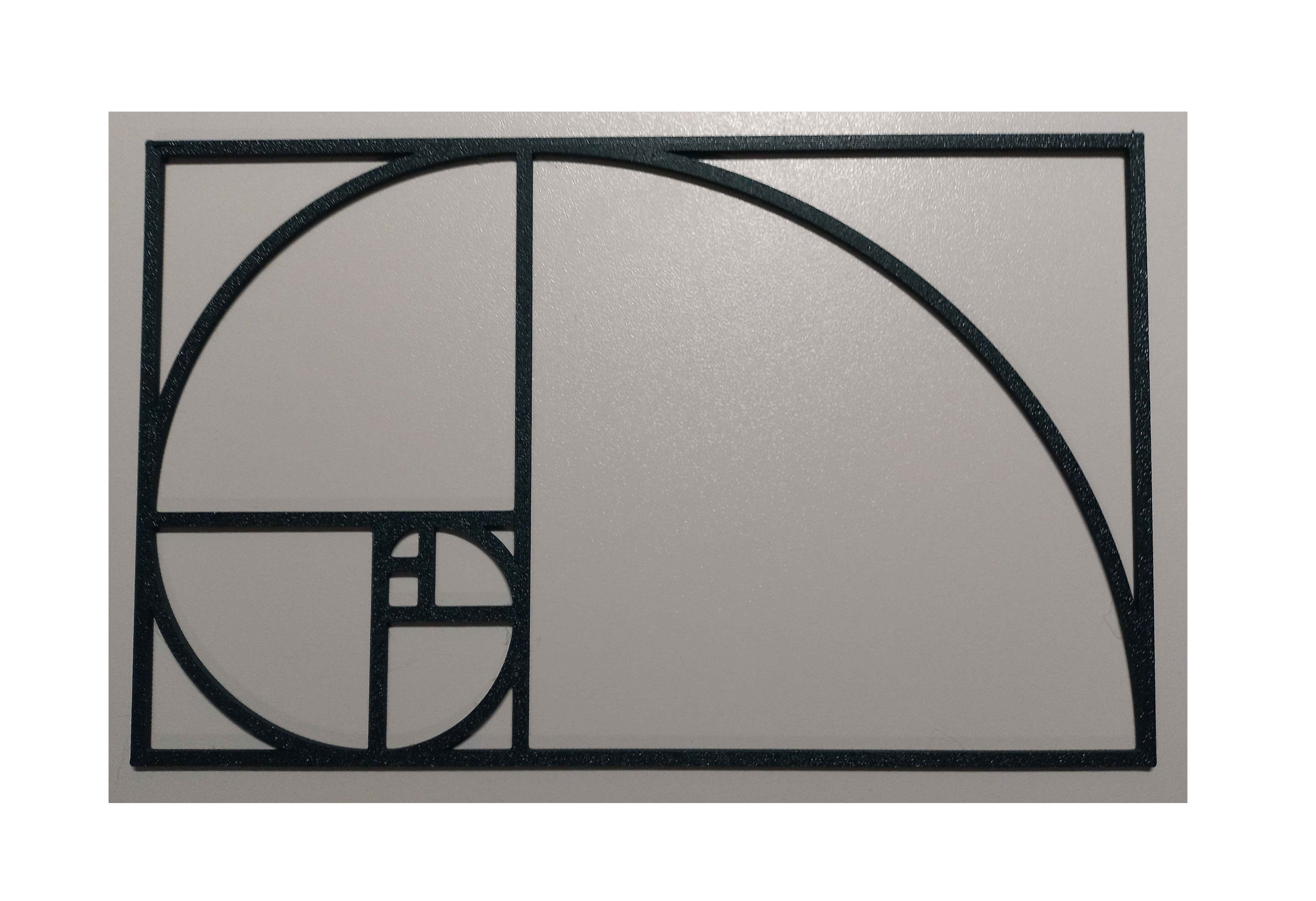 Golden Number Wall Art/Stencil (parametric)