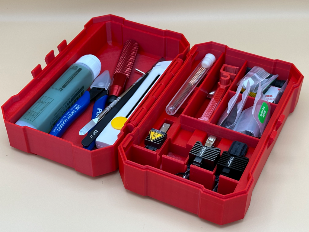 "Print-in-Place" X/P Series Accessory Tool-Box