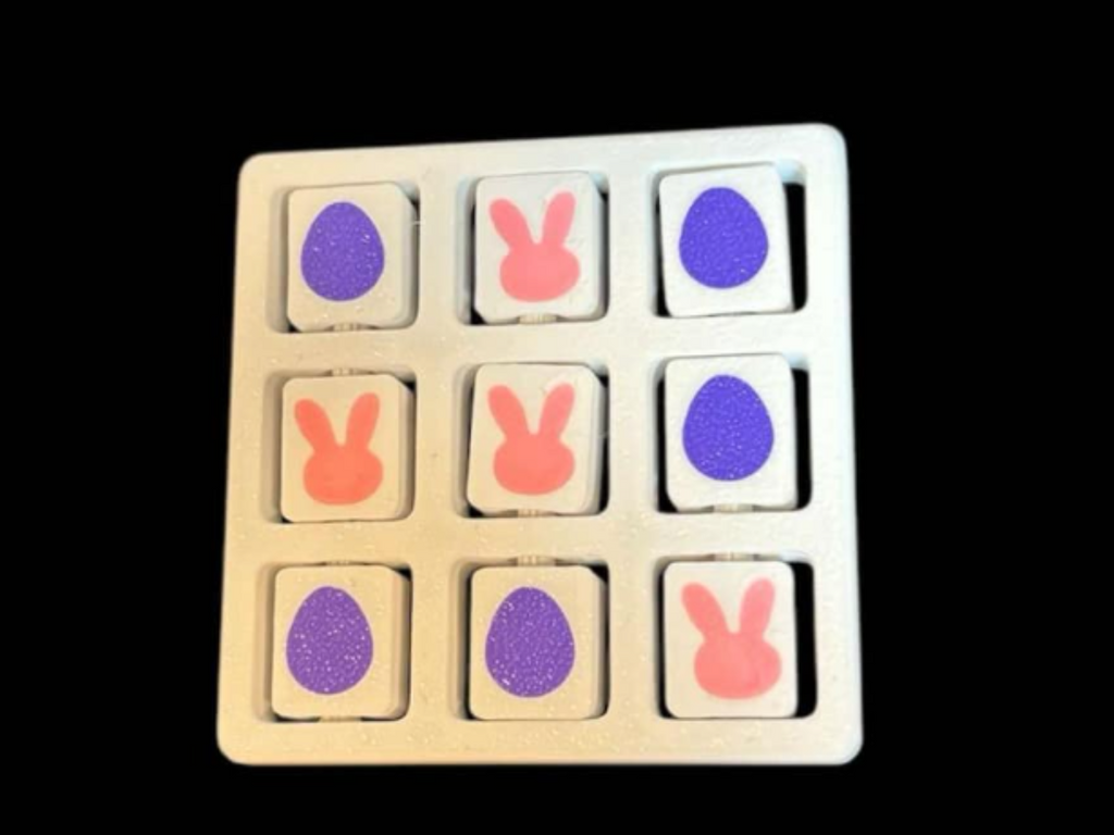 Easter bunny and egg tic tac toe game free to sell