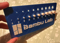 Calibration Print with holes and pegs Bambu Labs