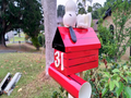 Snoopy letterbox / Mailbox :2 colors No AMS