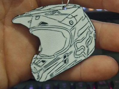 Keychain helmet