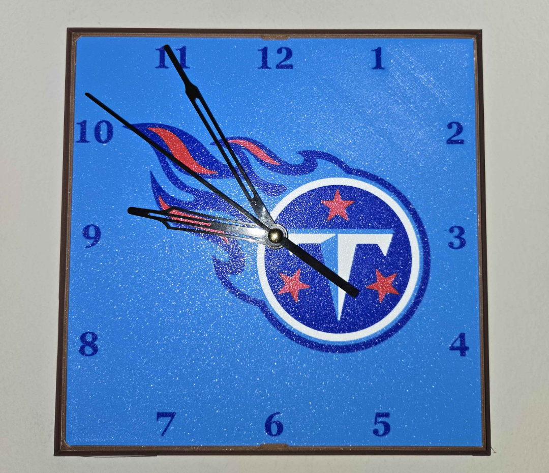 Tennessee Titans Clock Face