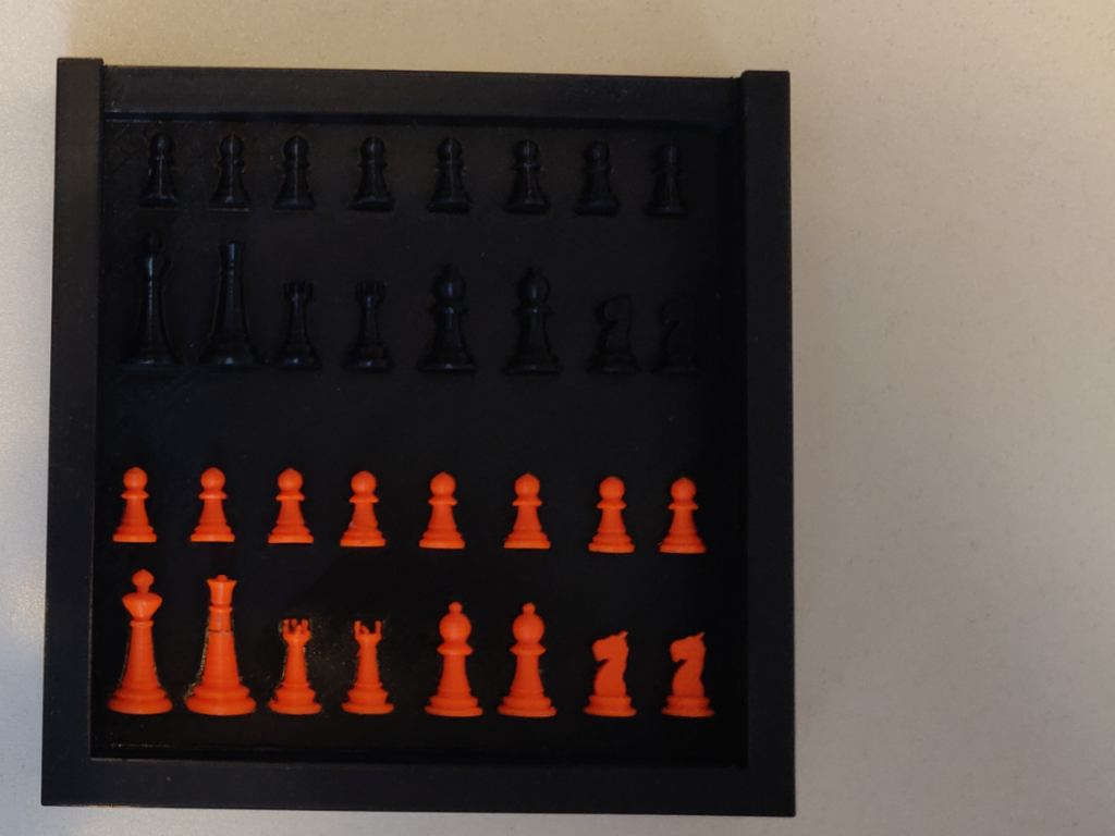 Complete Chess Set with Board & Box